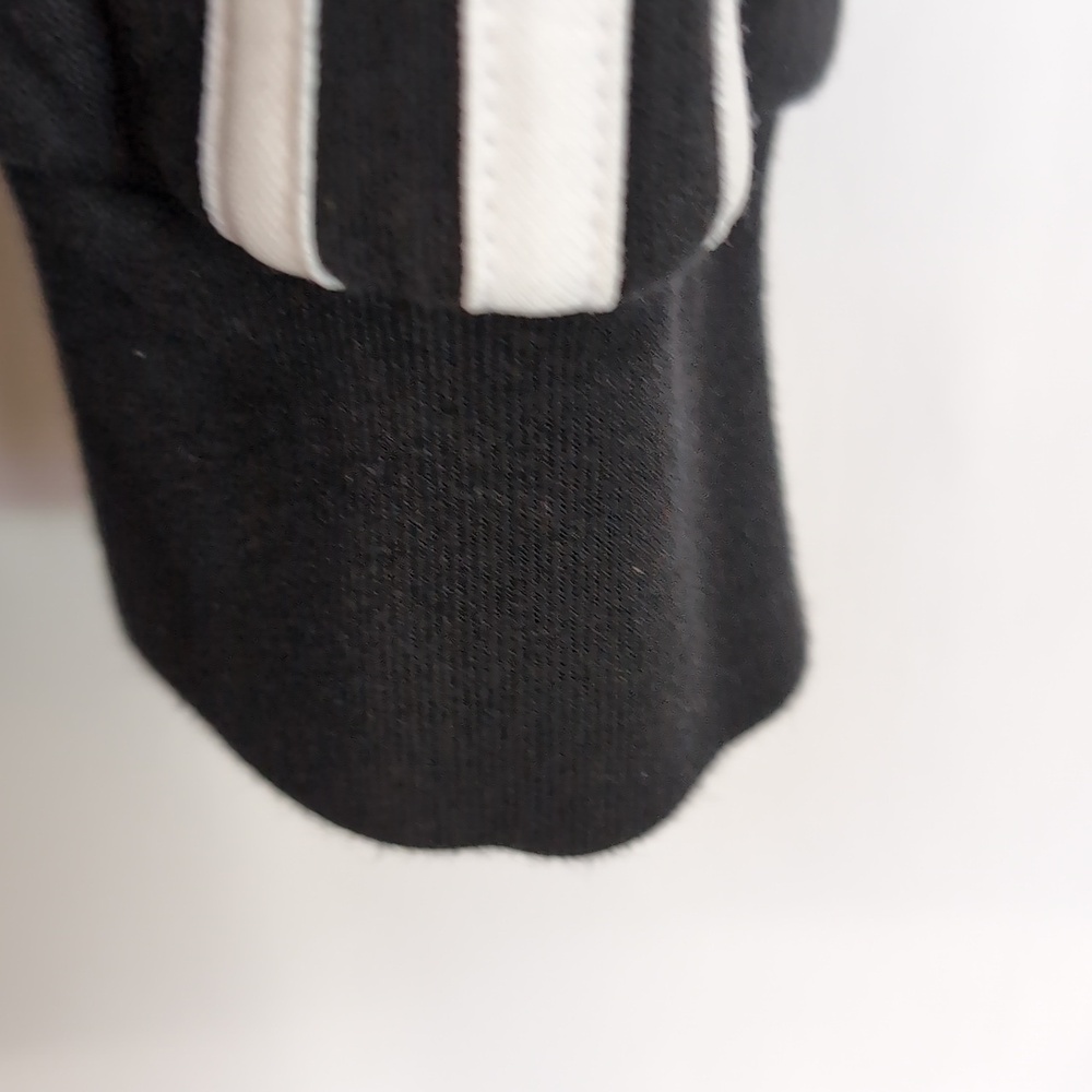 Black Adidas Hooded Sweatshirt Hoodie With Front Kangaroo Pocket Size XL - Picture 3 of 7